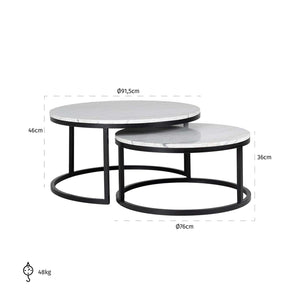 Lexi Coffee Table Nest